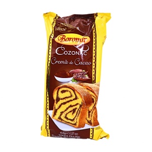 Cozonac cu crema de cacao Boromir 450 g - Img 2