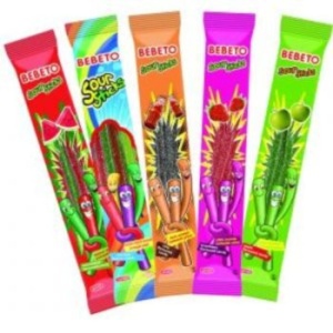 Jeleu sticks Bebeto 35 g, 24 buc