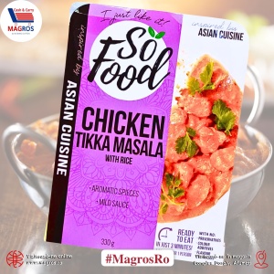 Mancare de pui tikka masala cu orez So Food 330 g - Img 2