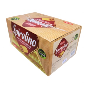 Napolitane vegane de post spirale crema cacao Spiralino Wafro 42 g, 24 buc - Img 3
