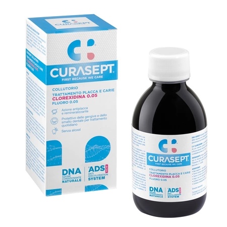 Apa de gura ADS 205 cu 0.05% CHL, 200ml, Curasept