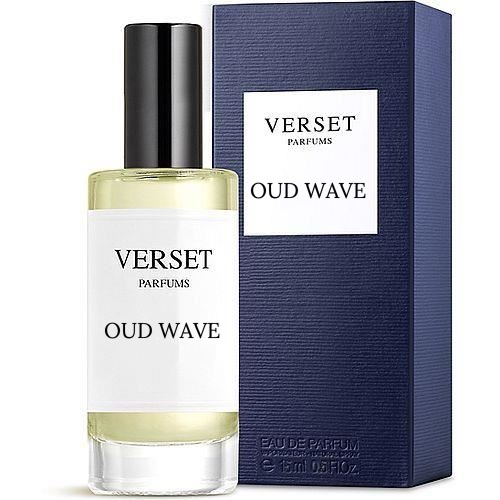 Apa de parfum barbati Oud wave, 15 ml, Verset