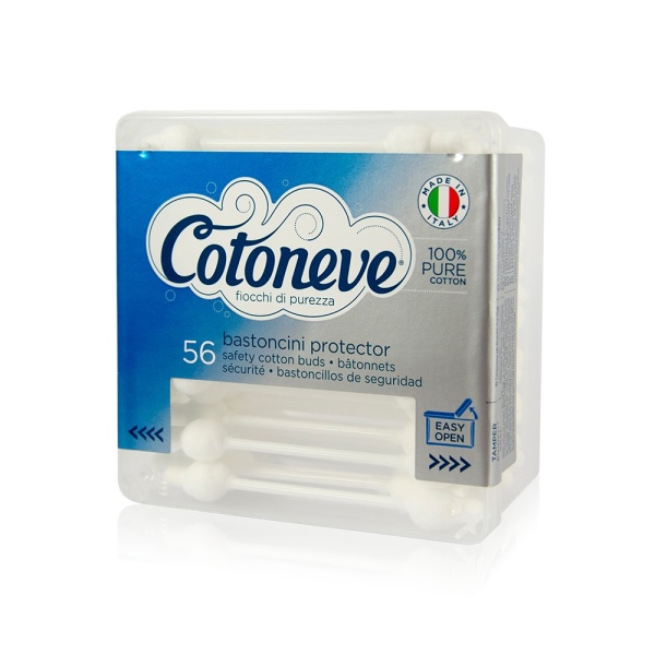 Betisoare cu opritor Cotoneve, 56 bucati, Sisma