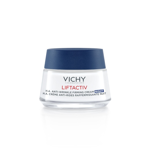 Crema antirid si fermitate de noapte pentru toate tipurile de ten Liftactiv HA, 50 ml, Vichy