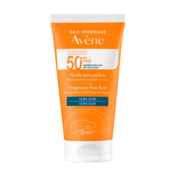 Fluid fara parfum cu SPF50+ Triasorb, 50 ml, Avene