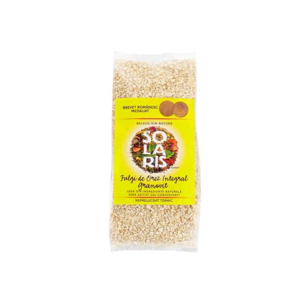 Fulgi de orez integral granovit, 400g, Solaris