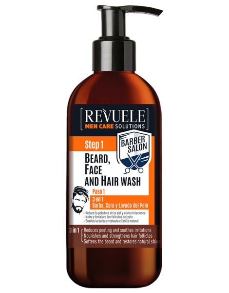 Gel de dus pentru fata, par si corp, 300 ml, Revuele