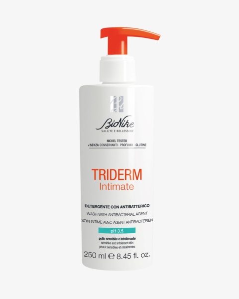 Gel intim de curatare antibacterian cu pH 3.5 Triderm Intimate, 250ml, Bionike