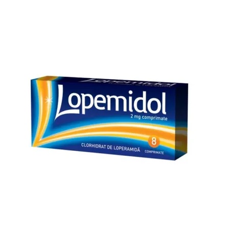 Lopemidol, 2 mg, 8 comprimate, Biofarm