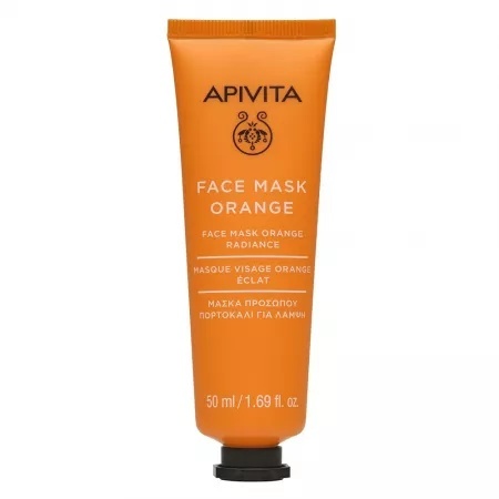 Masca pentru luminozitate cu portocale, 50 ml, Apivita