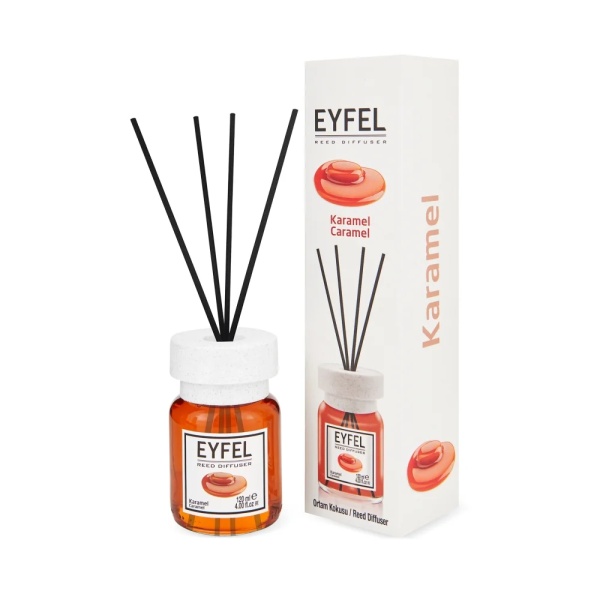 Odorizant de camera cu bete aroma de caramel, 120 ml, Eyfel