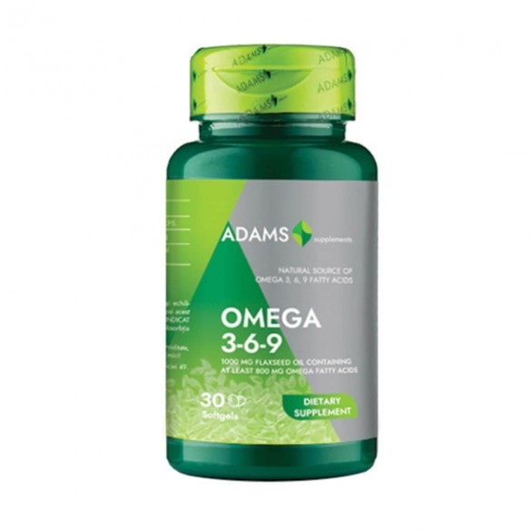 Omega 3-6-9, 30 capsule, Adams
