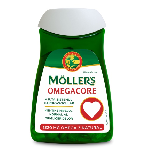 Omegacore, 60 capsule moi, Moller's