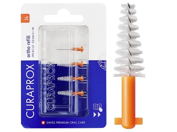 Periuta interdentară CPS 14B Regular, set 4 bucati, Curaprox
