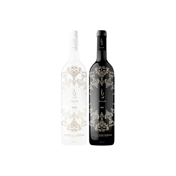 Set Day and Night - Suplimente lichide cu substante active din fructe, 750ml, 2 bucati, DuoLife