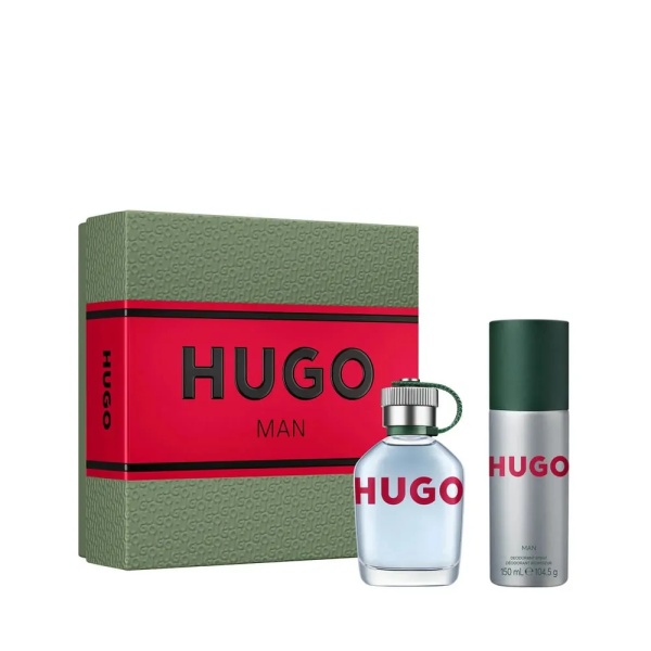 Set Hugo Men Apa de toaleta 75 ml + Deodorant Spray 150 ml, Hugo Boss
