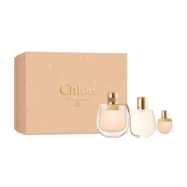 Set Nomade Apa de parfum 75 ml + Mini Apa de parfum 5 ml + Lotiune de corp 100 ml, Chloé