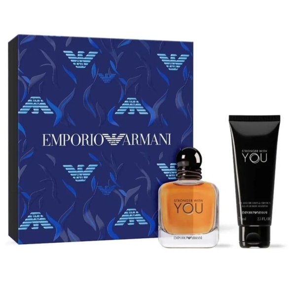 Stronger With You Set Cadou – Eau de Toilette 50 ml + Balsam de corp 75 ml, Emporio Armani