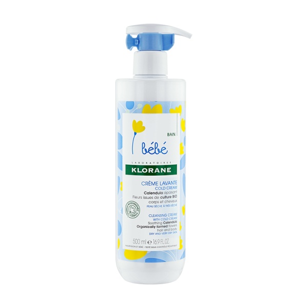Crema curatare Coldcream, 500 ml, Klorane Bebe