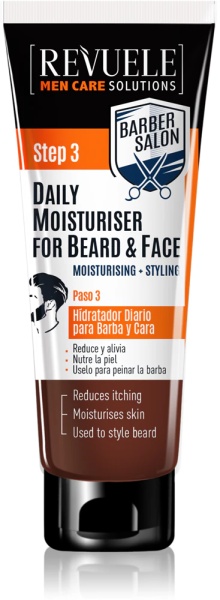 Crema hidratanta pentru fata si barba Men Care Barber, 80 ml, Revuele