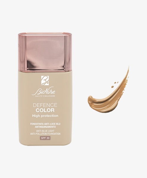 Fond de ten protectie impotriva luminii albastre - poluare Defence Color High Protection, 305 miel, 30 ml, Bionike