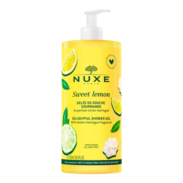 Gel de dus delicat Sweet lemon, 750 ml, Nuxe