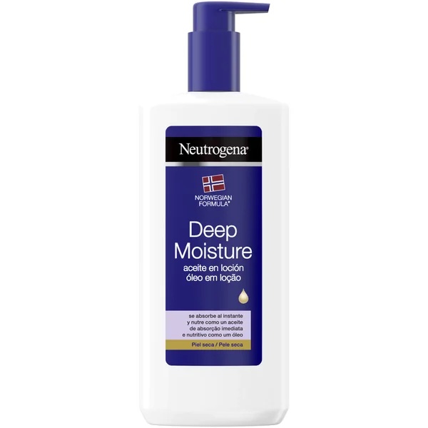 Lotiune de corp intens hidratanta cu uleiuri hranitoare pentru pielea uscata, 400 ml, Neutrogena