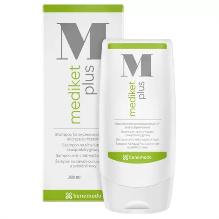 Sampon dermatologic Mediket Plus, 200 ml, Benemedo