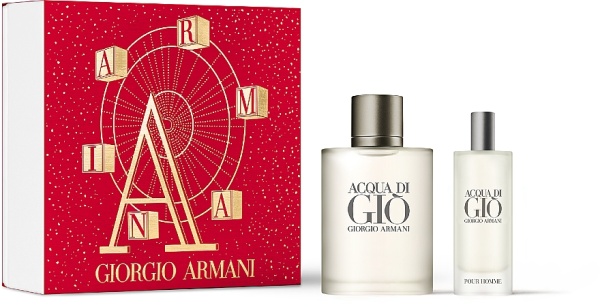 Set Acqua di Gio Apa de toaleta 50 ml + 15 ml, Giorgio Armani