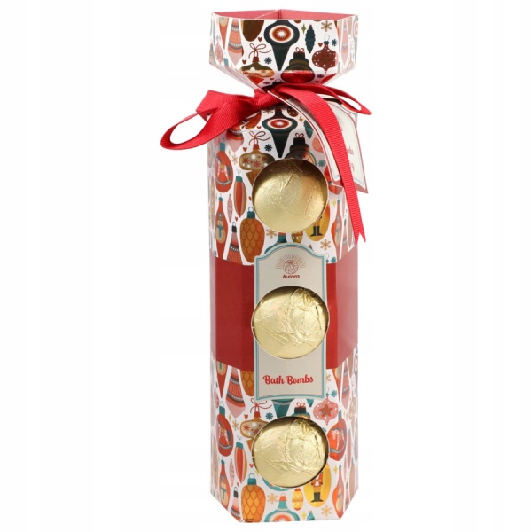 Set bombe de baie efervescente Xmas 3 x 100 g, Aurora