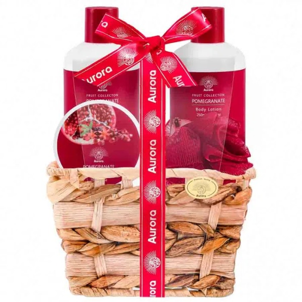 Set cosmetice Pomegranate, 4 produse, Aurora