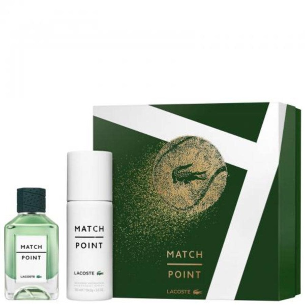 Set Match Point Man Apa de toaleta 100 ml + Deospray 150 ml, Lacoste