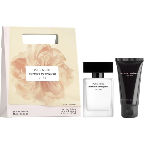 Set Pure Musc Apa de parfum 30 ml + Loțiune de corp 50 ml, Narciso Rodriguez