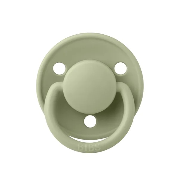 Suzetă De Lux Latex, tetină rotundă, 6 luni+, 1210250C culoare Sage, Bibs