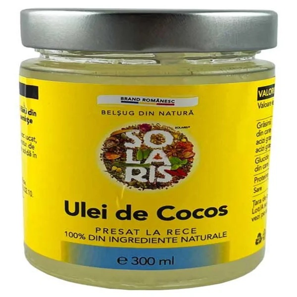 Ulei de Cocos, 300ml, Solaris