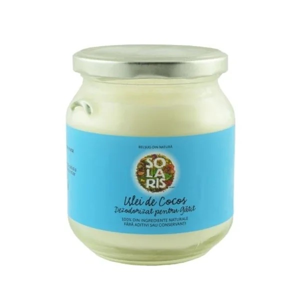 Ulei de cocos dezodorizat pentru gatit, 500 ml, Solaris