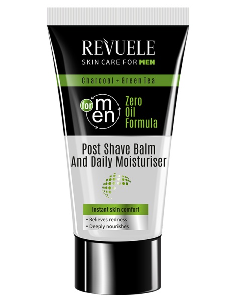 Balsam dupa ras cu carbune activ si ceai verde, 180 ml, Revuele