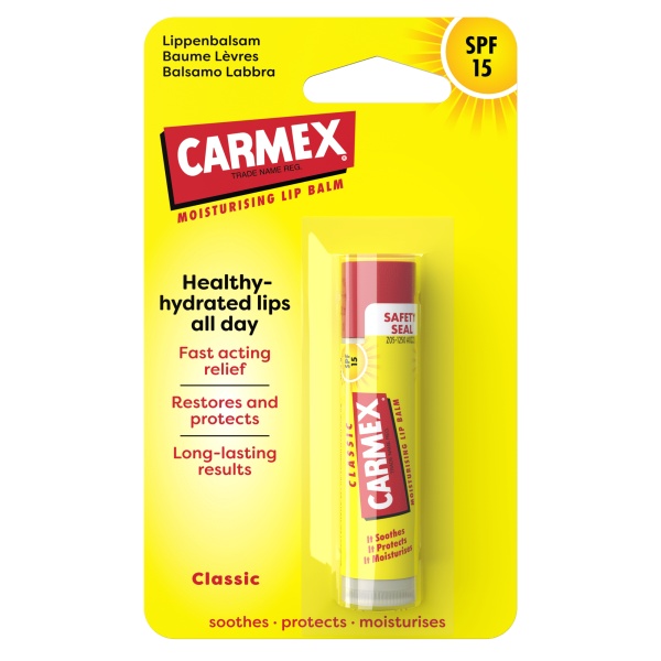Balsam reparator pentru buze uscate si crapate SPF 15, 4.25 g, Carmex