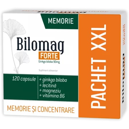 Bilomag forte memorie, 120 capsule, Zdrovit