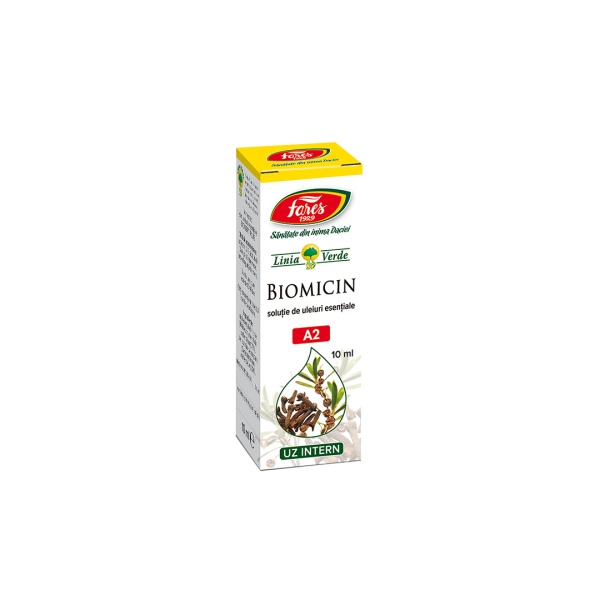 Biomicin solutie, A2, 10 ml, Fares