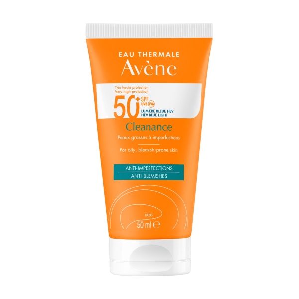 Crema cu protectie solara Triasorb Cleanance SPF50+, 50 ml, Avene