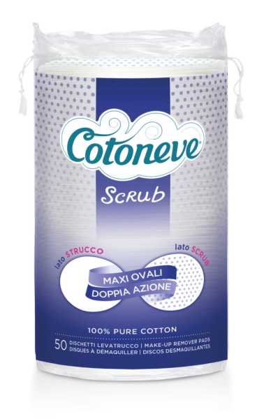 Dischete demachiante exfoliante maxi ovale, 50 bucati, Sisma