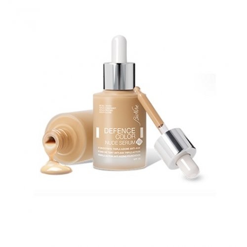 Fond de ten lichid cu tripla actiune Defence Color Nude Serum R3 30 ml, 601, Bionike