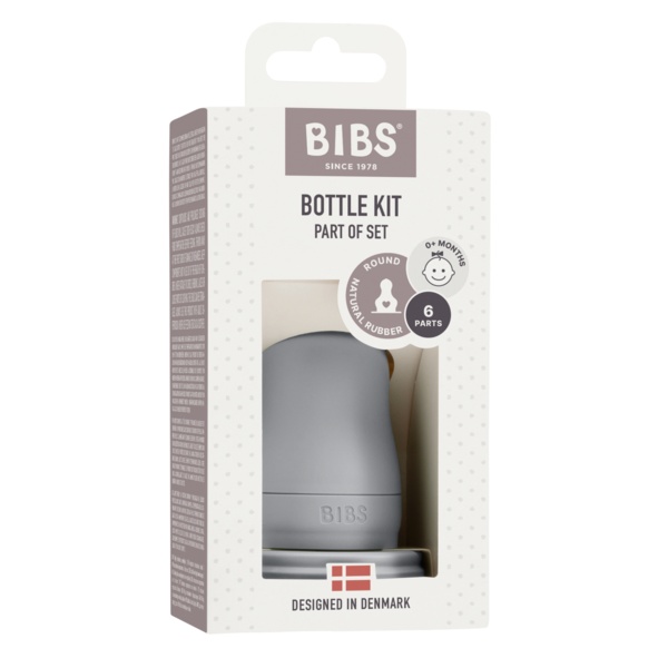 Kit complet pentru biberon din sticla, 0 luni+, Cloud, Bibs 5015223