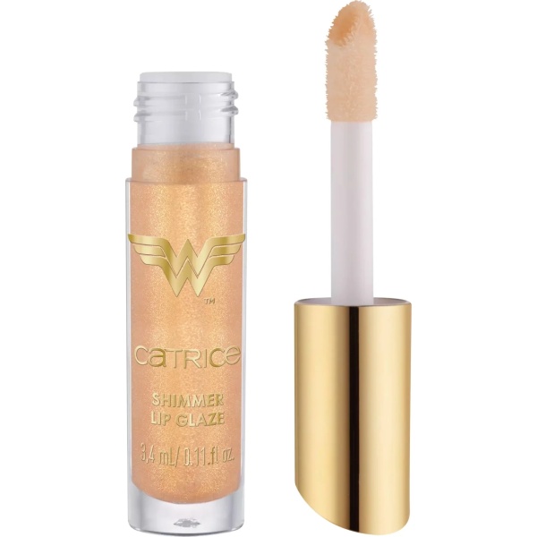 Luciu pentru buze Wonder Woman Shimmer Believe In Wonder 010, 3,4 ml, Catrice