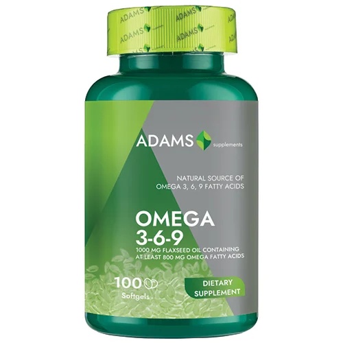 Omega 3-6-9, 100 capsule, Adams