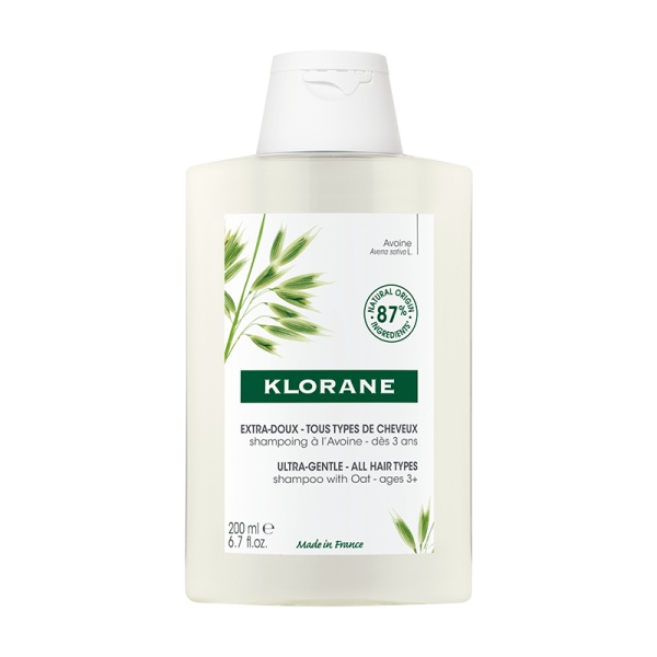 Sampon cu lapte de ovaz pentru utilizare frecventa, 200 ml, Klorane