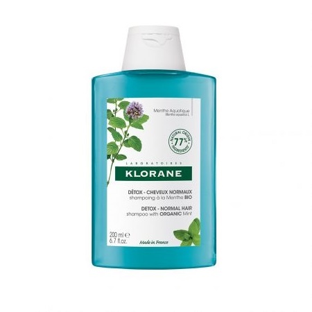 Sampon menta 200ml, Klorane