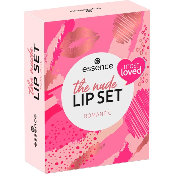 Set 3 produse The Nude Lip Romantic, Essence