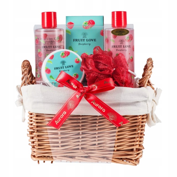 Set 5 produse cosmetice pentru femei cu parfum de zmeura, 1809, Aurora